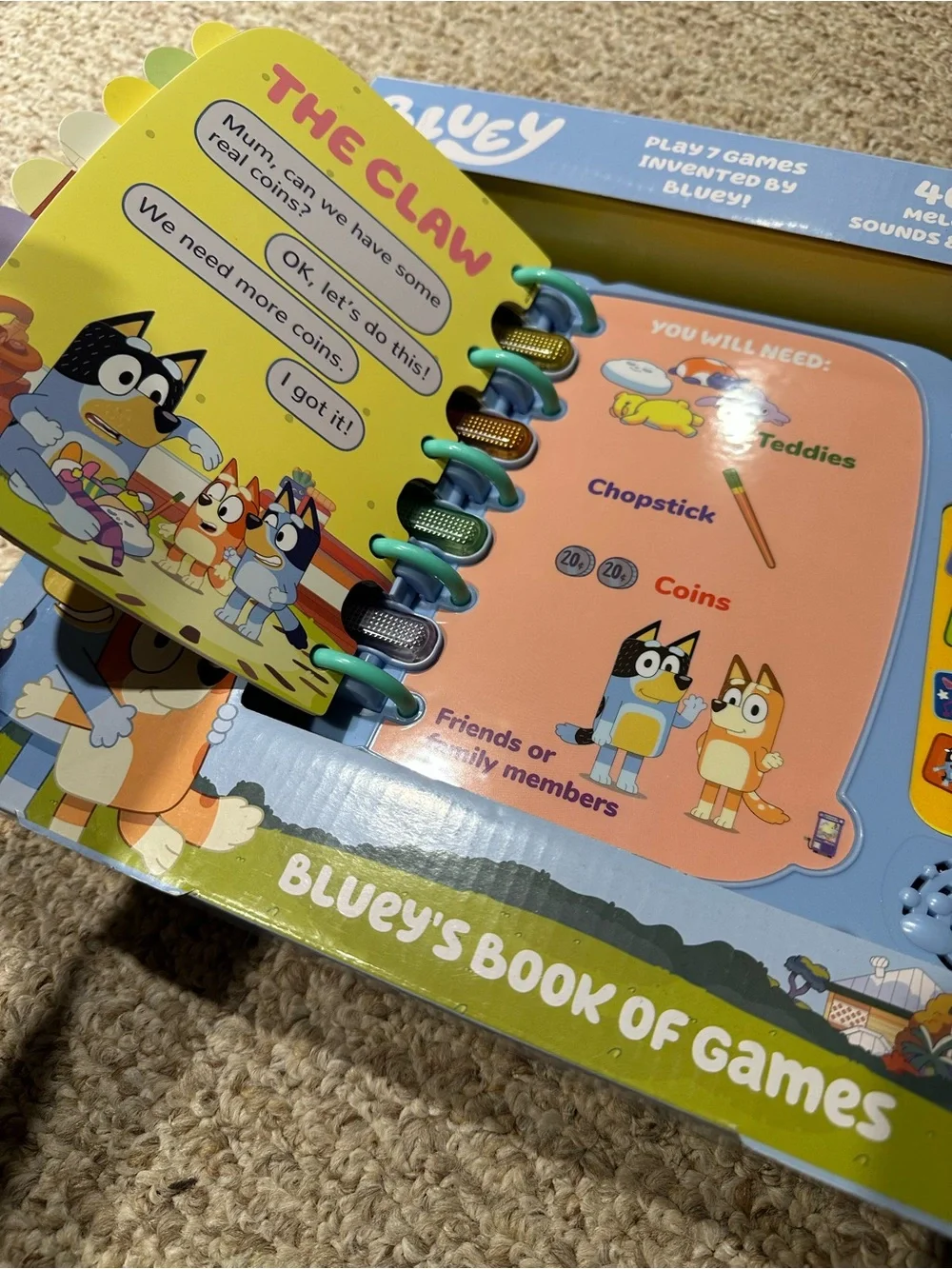 VTech Bluey’s Book of Games - Interactive Kids Activity Book